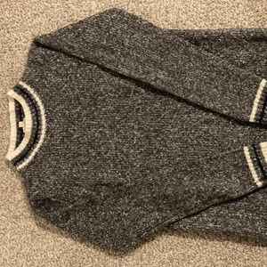 Hem and Thread gray/blue marled sweater